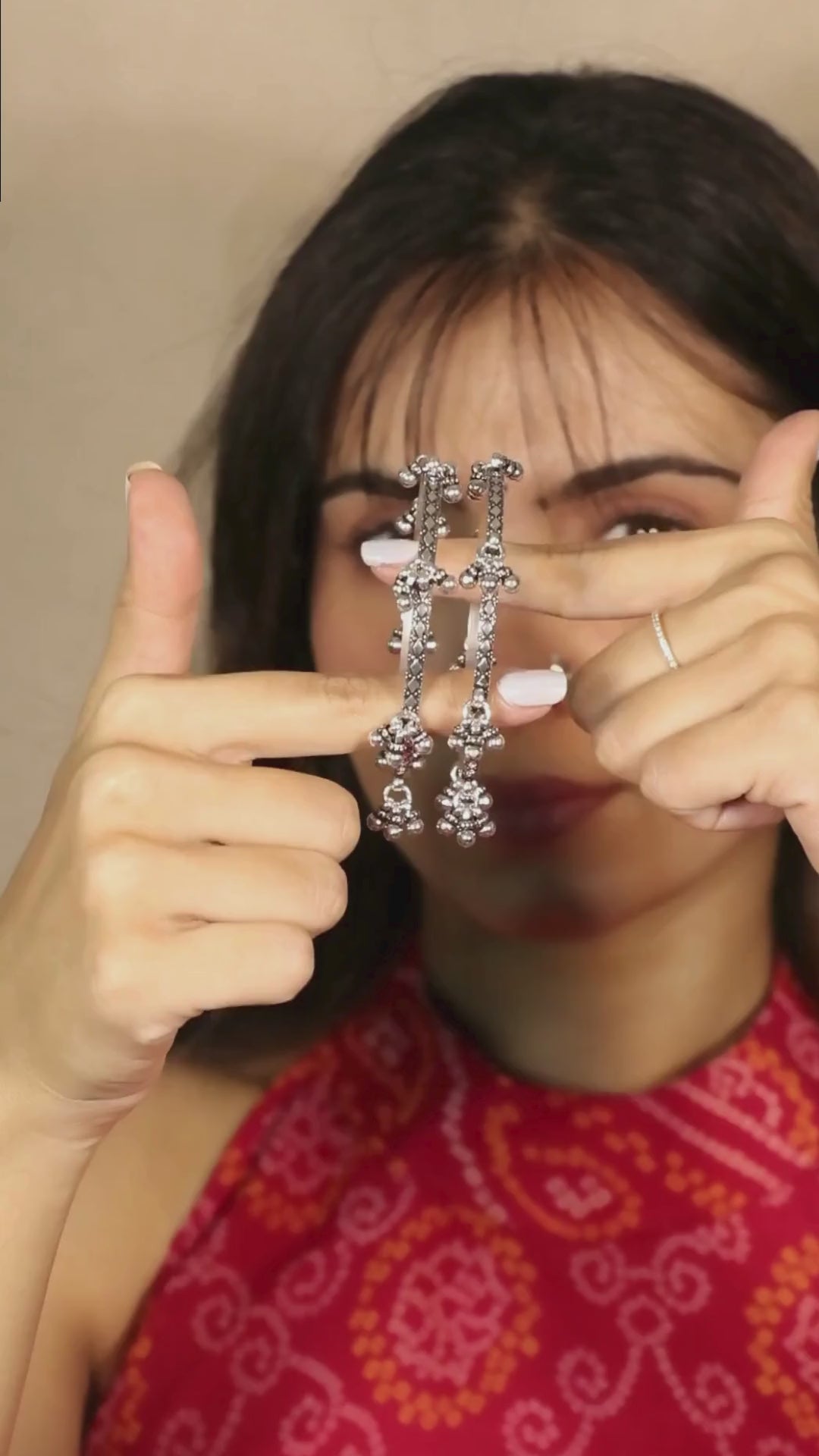 Silver Ghungroo Bangles